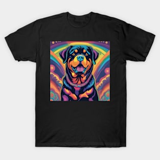 Psychedelic Rottweiler T-Shirt